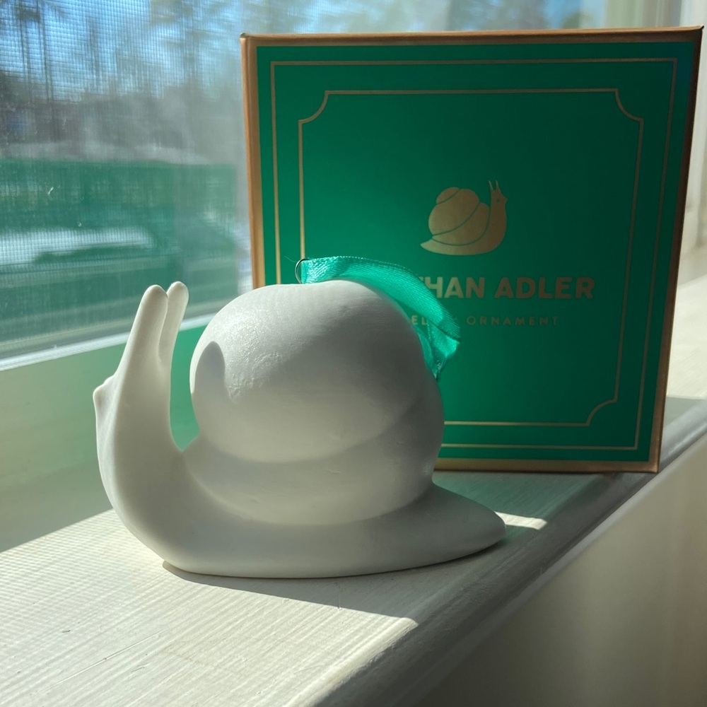 Jonathan Adler Porcelain SNAIL Ornament - Picture 4 of 5